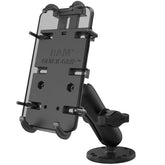 RAM Mount Quick-Grip XL phone mount with drill-down base