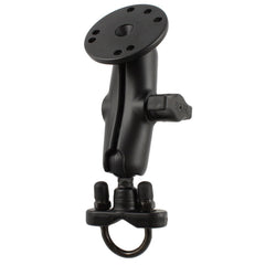 RAM Mount Handlebar U-Bolt double ball mount with round plate - B Size