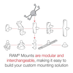 Ram Mount X-Grip® Grand support de téléphone avec balle - B Taille