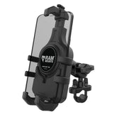 RAM Mounts Quick-Grip™ Pro Phone Mount with Handlebar U-Bolt Base