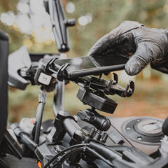 RAM Mounts Quick-Grip™ XL Phone Mount with Vibe-Safe™ & U-Bolt Base - Short