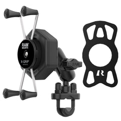 RAM Mounts X-Grip® Large Phone Mount with Vibe-Safe™ & U-Bolt Base - Short