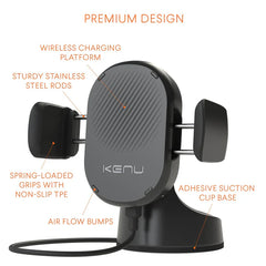 Support de voiture iPhone sans fil Kenu Wireless