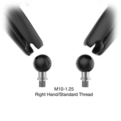 RAM Mounts Tough-Mirror™ Kit with M10-1.25 Bases - Long Arm