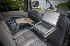 AutoExec Reach Desk mobile laptop rearseat worktable - Birch-RHD