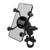 RAM Mount X-Grip Smartphone Holder Handlebar Set - Short