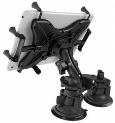 X-Grip 9-11 "Tablette Houder Dual Artikulationssaugnepasse