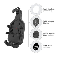 RAM Mounts Quick-Grip™ Pro Phone Holder with Ball & Vibration Damper