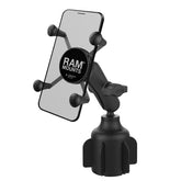 Stubby™ Cup Holder base with X-Grip smartphone