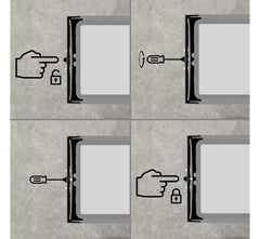 Tabboy Home compact wall mount Samsung Galaxy Tab A9+ 11"