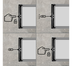Tabboy Home compact wall mount Samsung Galaxy Tab A9+ 11"