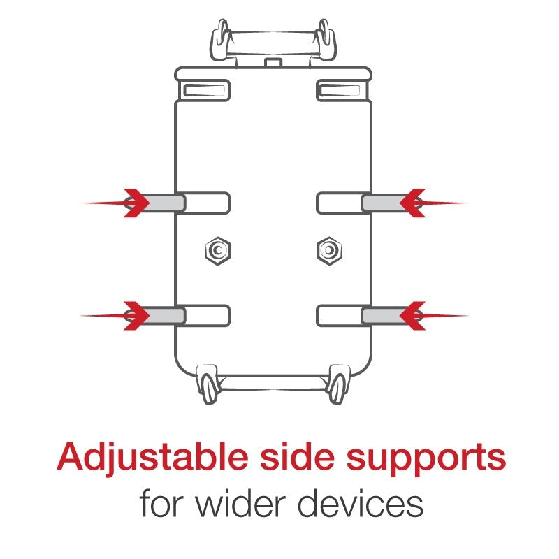 Porte-téléphonie Quick-Grip ™ XL avec base dur-wedge ™