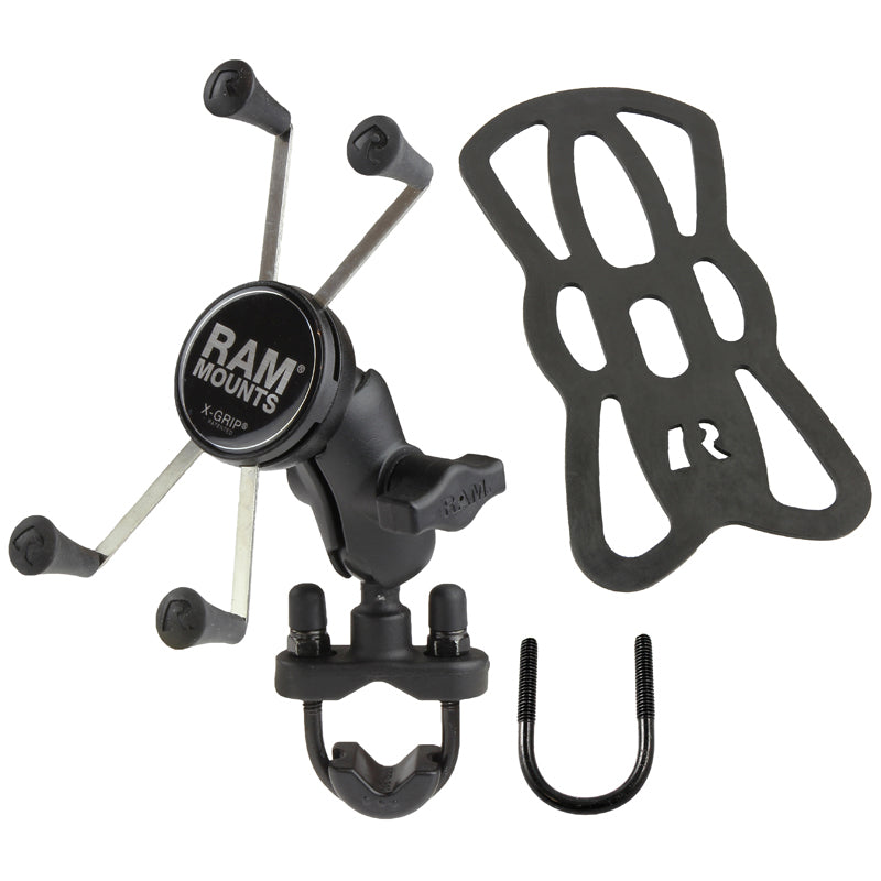 RAM Mount X-Grip Large phone mount with handlebar u-bolt base