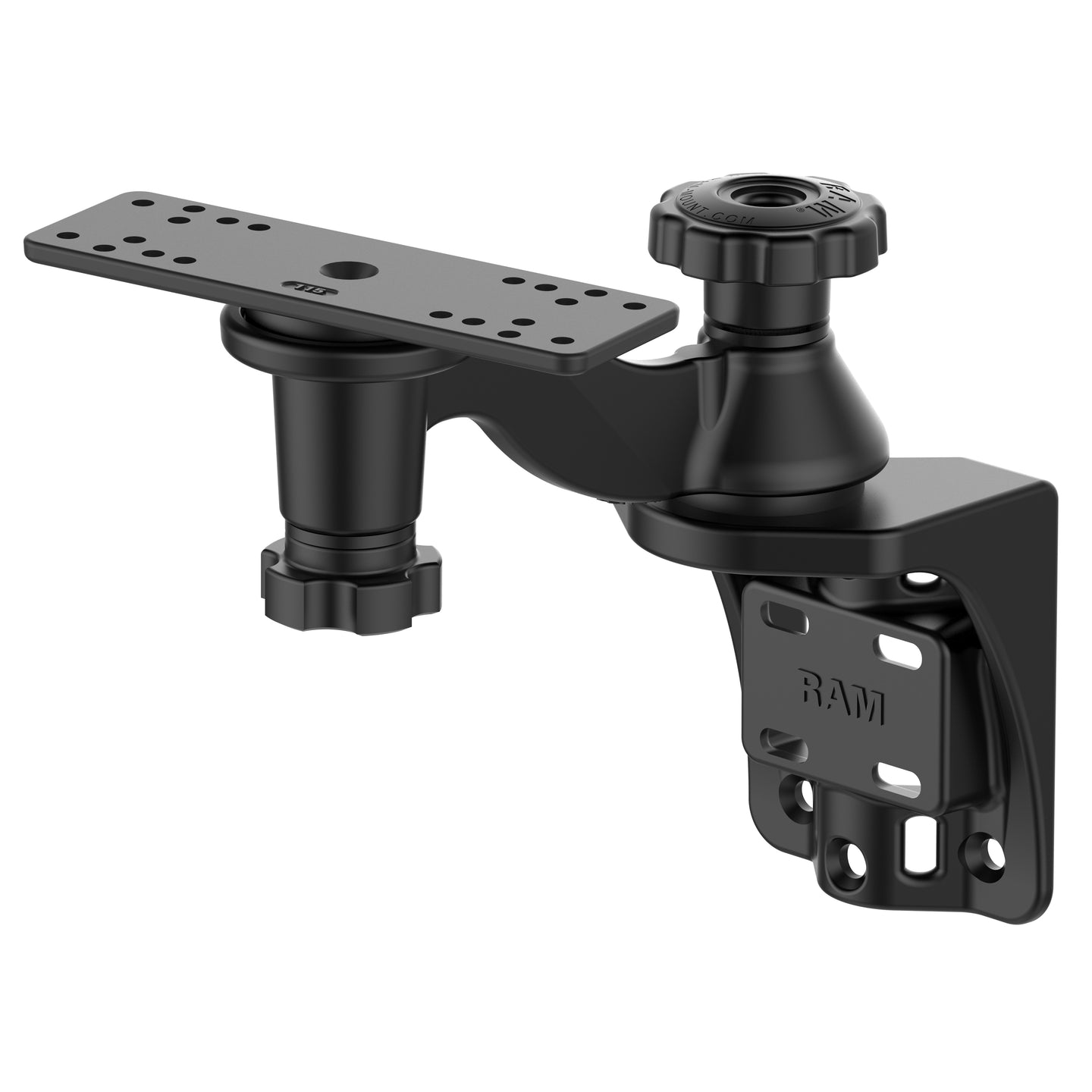 RAM Mounts Vertical 6" Swing Arm Mount for Fishfinders & Plotters