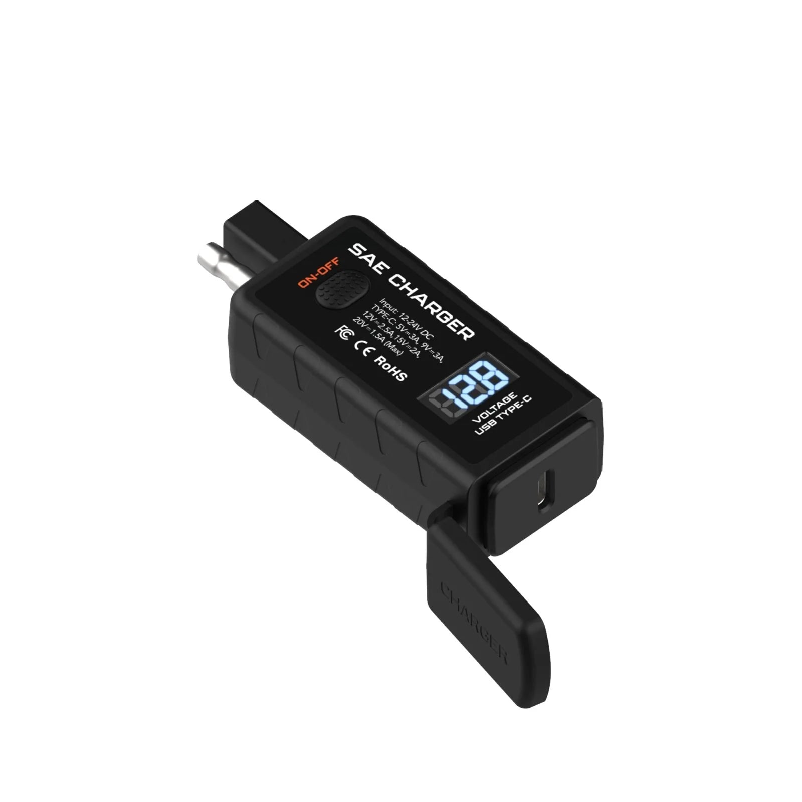 Rokform Motorcycle 12V to USB-C Adapter