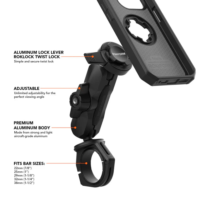 Rokform Pro Ball Motorrad Telefonhalterung