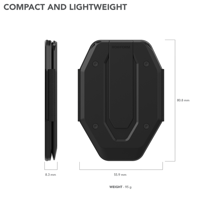 Rokform Fuzion Magnetic Magmax ™ Telefon Brieftasche mit Ständer