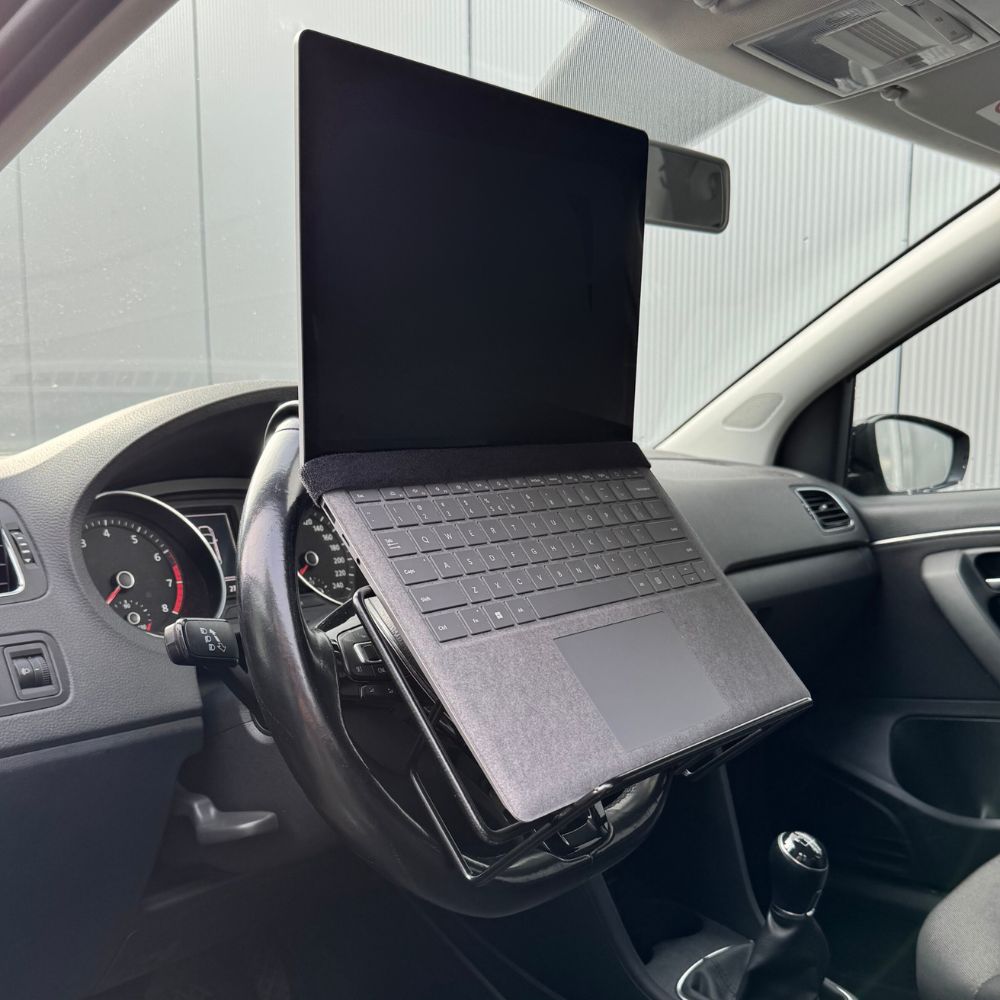 ExpressDesk car laptop holder for the steering wheel