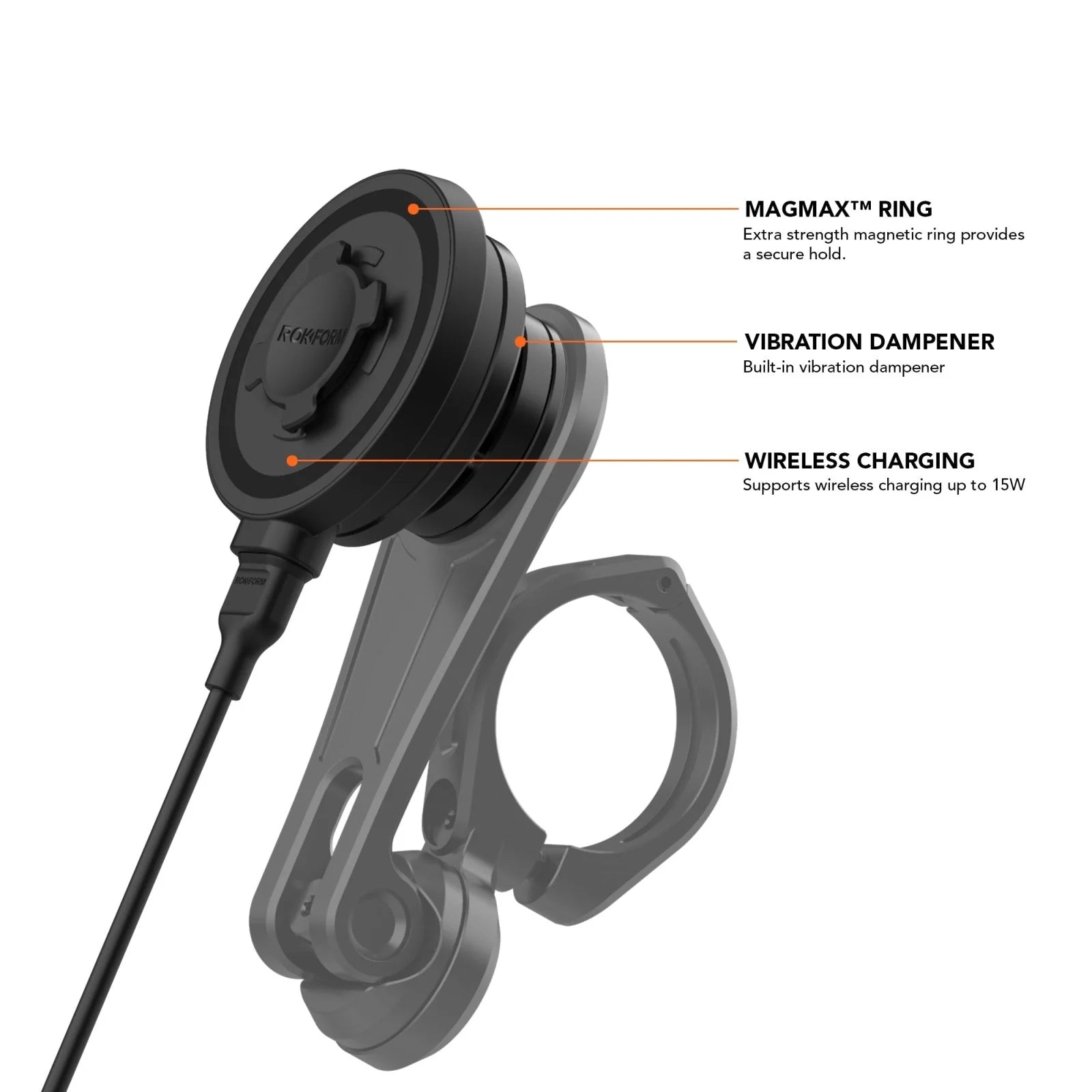 Rokform Motorcycle Mount Charging Head