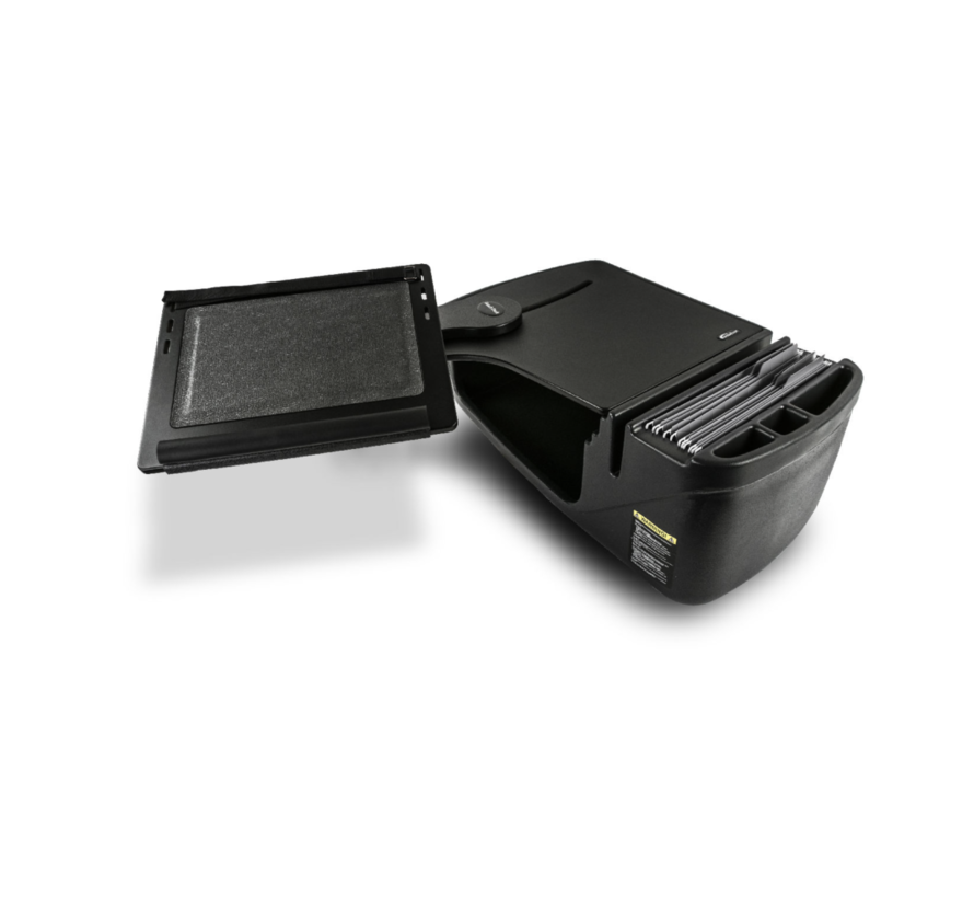 AutoExec Reach Desk mobile laptop workplace  Black