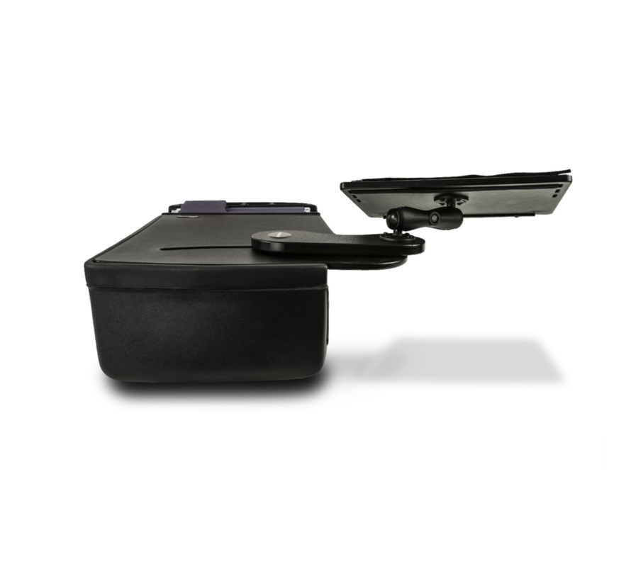 AutoExec Reach Desk mobile laptop workplace  Black
