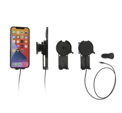 Emounts Proclip with Brodit Apple MagSafe charger - black with swivel and Sigplug - Car choice