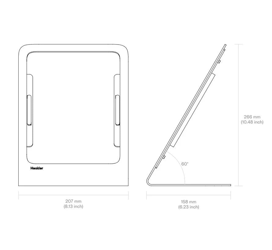 Heckler -Designporträtständer für das iPad 10. Generation