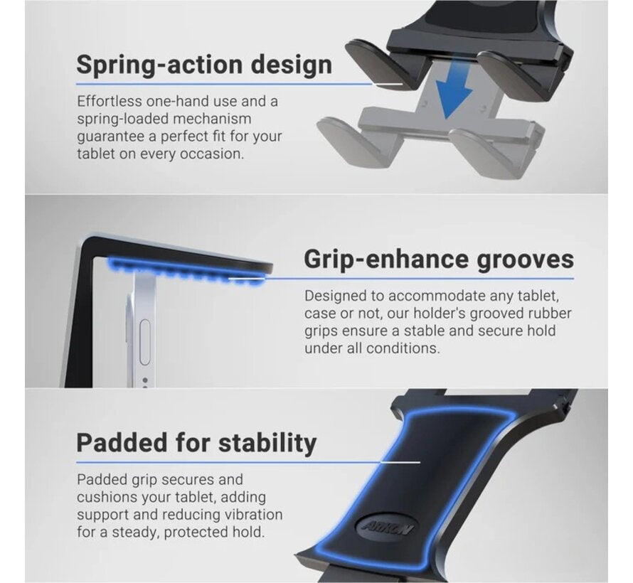 iBolt Forklift Mounting Kit Slim-Grip Tablet Holder Universal