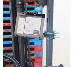 iBolt forklift mounting kit tablet holder universal with lock