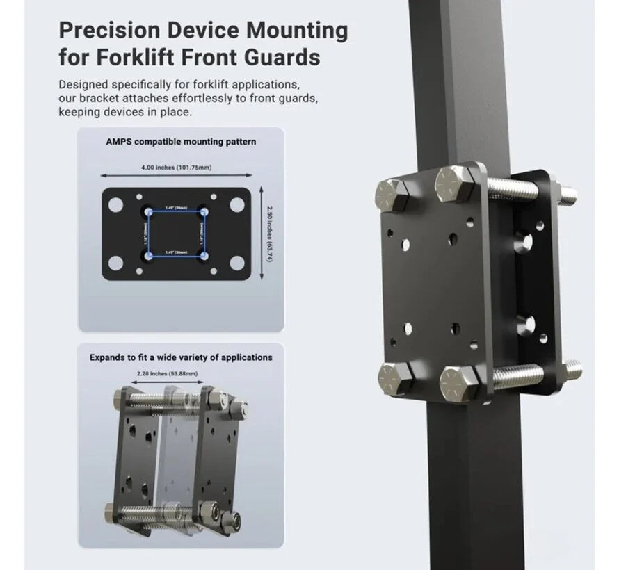 iBolt forklift mounting kit tablet holder universal with lock