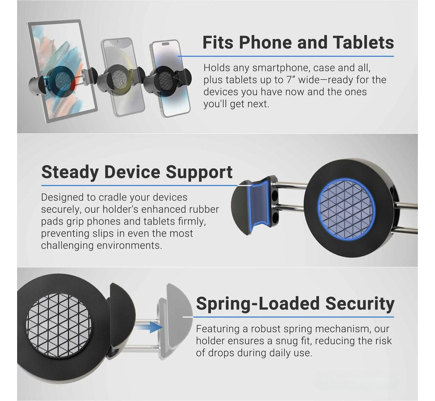 Ibolt Telefon/Tablethalter Universal Magnet Montage -Set