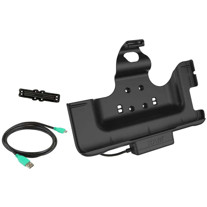 RAM Mount Powered Mount für Samsung Galaxy Tab Active4 Pro & Tab Active Pro mit Unterstützungsplatte