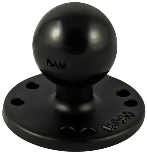 RAM Mounts round base plate with C-ball, 1.5 inch