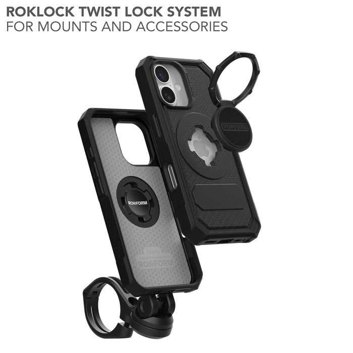 ROKform iPhone 16 Rugged Case. Choisissez votre version