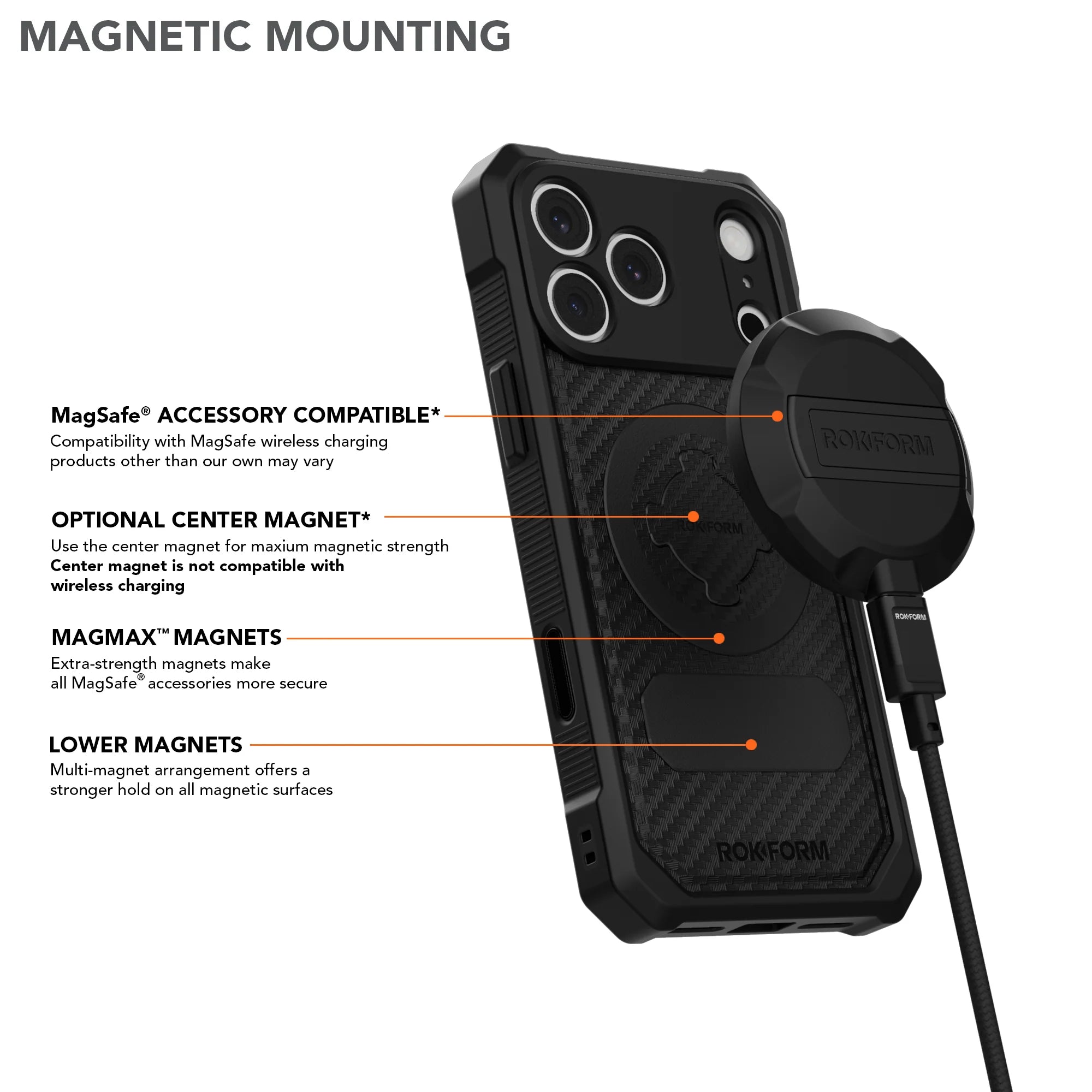 Rokform iPhone 18 Robuste Hülle. Wählen Sie Ihre Version