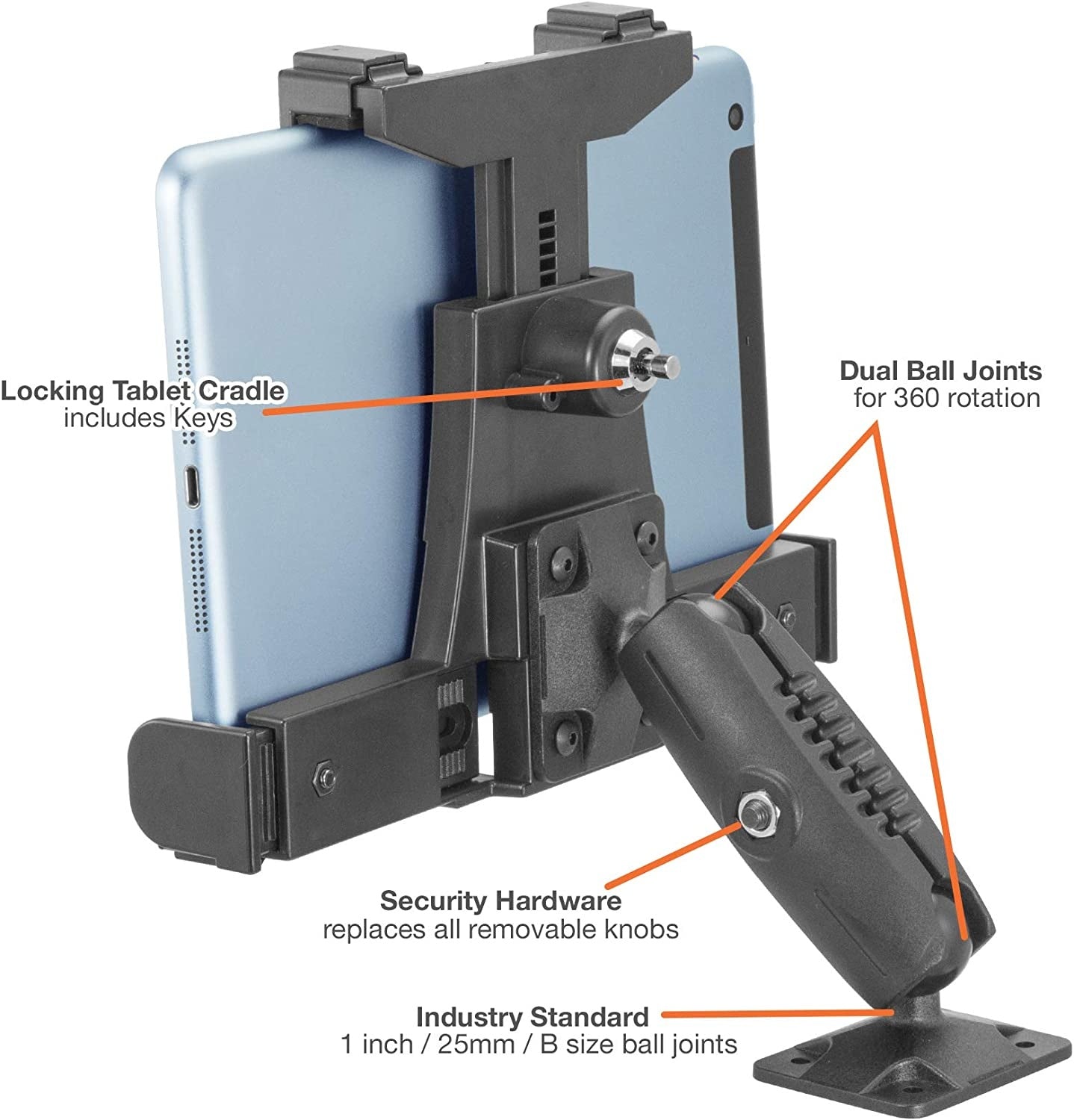 iBolt Lock'n Dock Bizmount universal 7-10" tabletmount with lock