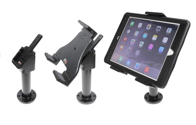 Brodit Swiveling Pedestal Mount with adjustable tablet holder