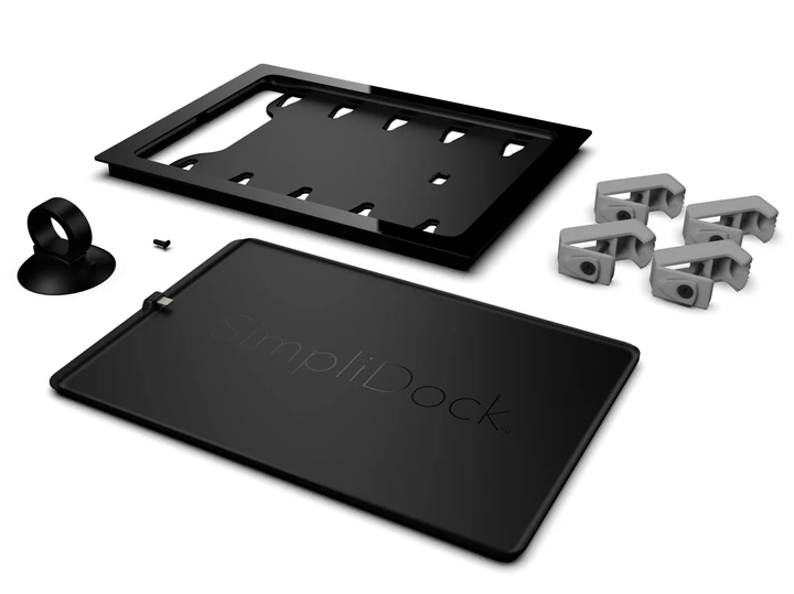 SimpliDock in-wall wandhalterung iPad Mini 6 schwarz