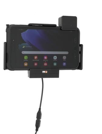 Brodit -Halterung mit Ladegerät Samsung Galaxy Tab Active 2/3 -Molex