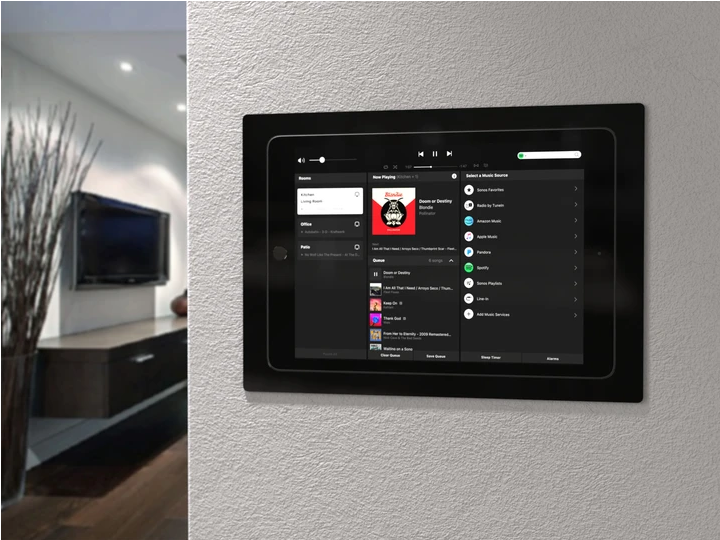 Simplidock In-wall wallmount iPad mini 6 noir