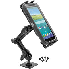 iBolt Slim-grip heavy-duty multi-angle smartphone and small tablets screw-fastened holder