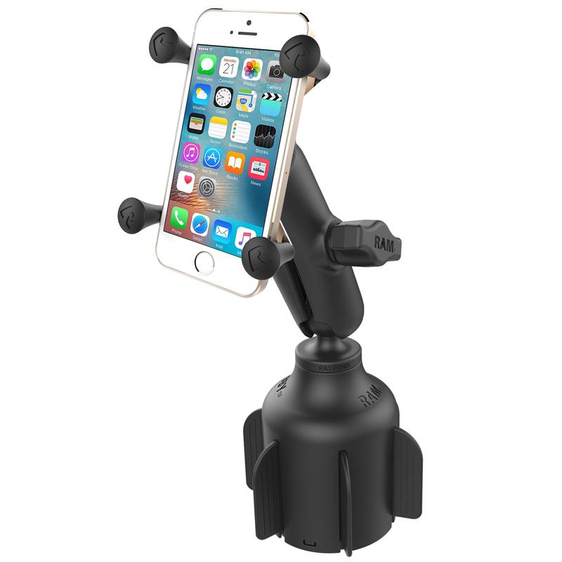 Base de support de coupe Stubby ™ avec smartphone X-Grip